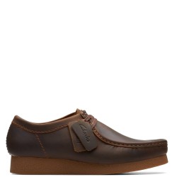 Ανδρικά Δετά Παπούτσια Καφέ Δέρμα WALLABEE EVO Clarks
