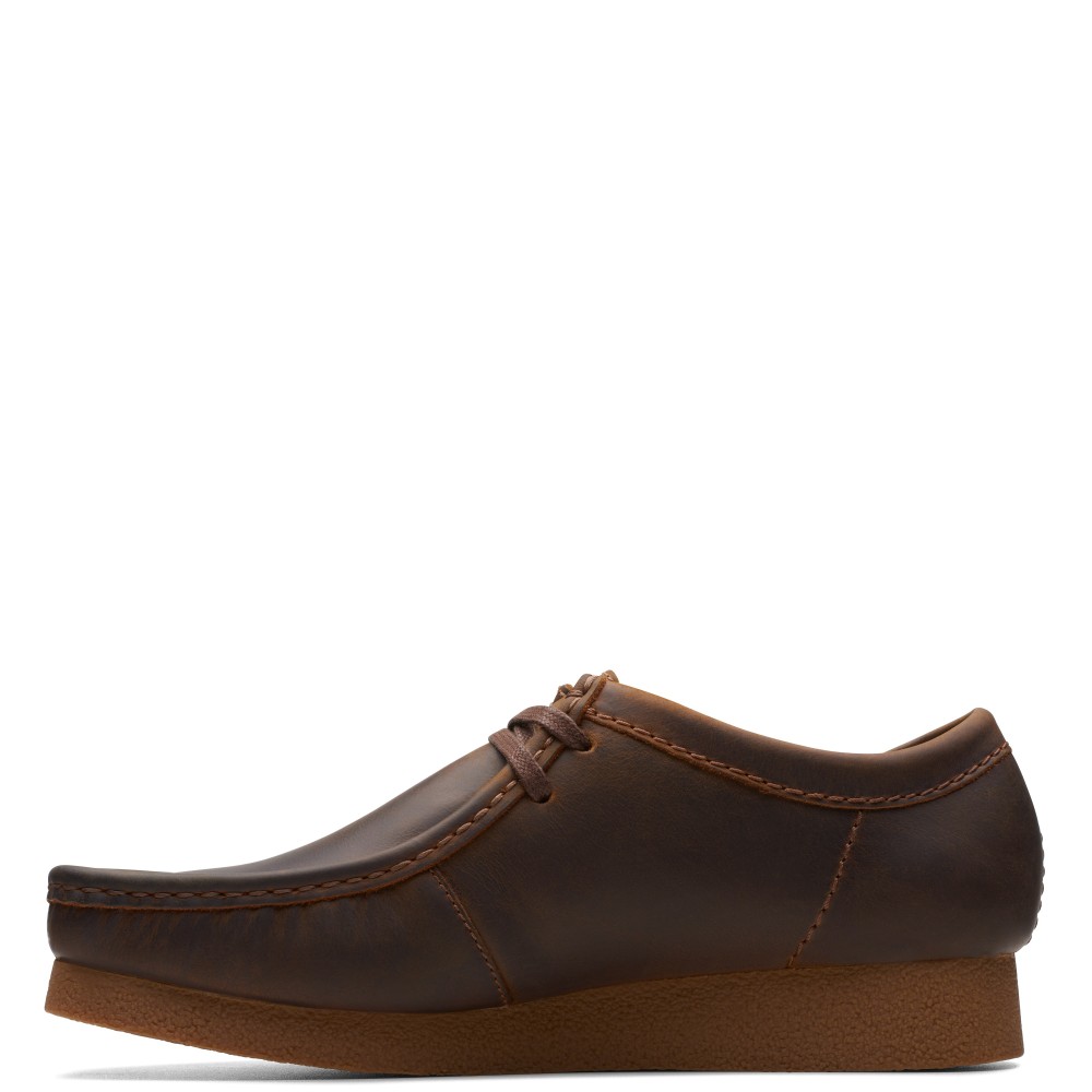 CLARKS</br>Ανδρικά Δετά Παπούτσια Καφέ Δέρμα WALLABEE EVO Clarks CLARKS</br>Ανδρικά Δετά Παπούτσια Καφέ Δέρμα WALLABEE EVO Clarks