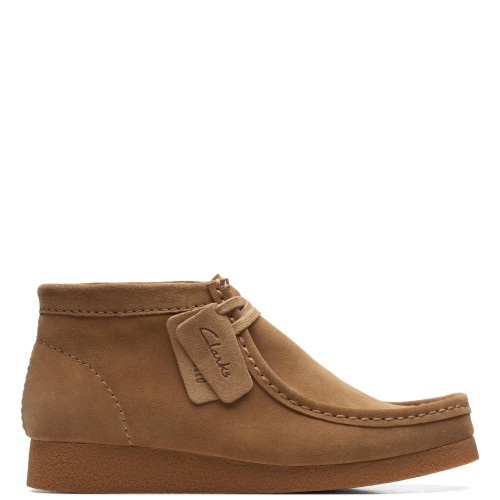 Ανδρικά Μποτάκια Μπεζ Suede WALLABEE EVO BT Clarks