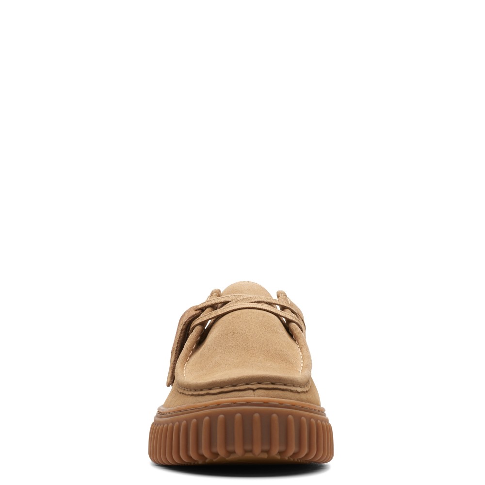 CLARKS</br>Ανδρικά Δετά Παπούτσια Μπεζ Suede TORHILL LO Clarks CLARKS</br>Ανδρικά Δετά Παπούτσια Μπεζ Suede TORHILL LO Clarks