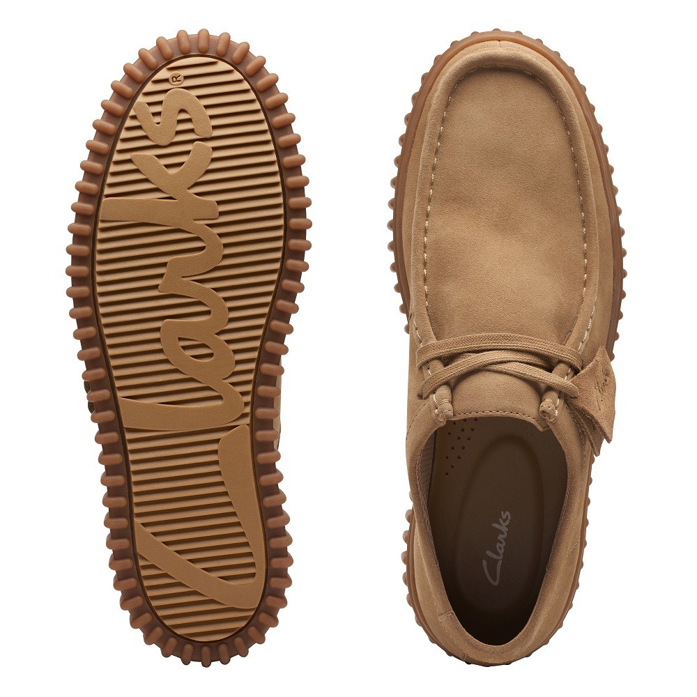 CLARKS</br>Ανδρικά Δετά Παπούτσια Μπεζ Suede TORHILL LO Clarks CLARKS</br>Ανδρικά Δετά Παπούτσια Μπεζ Suede TORHILL LO Clarks