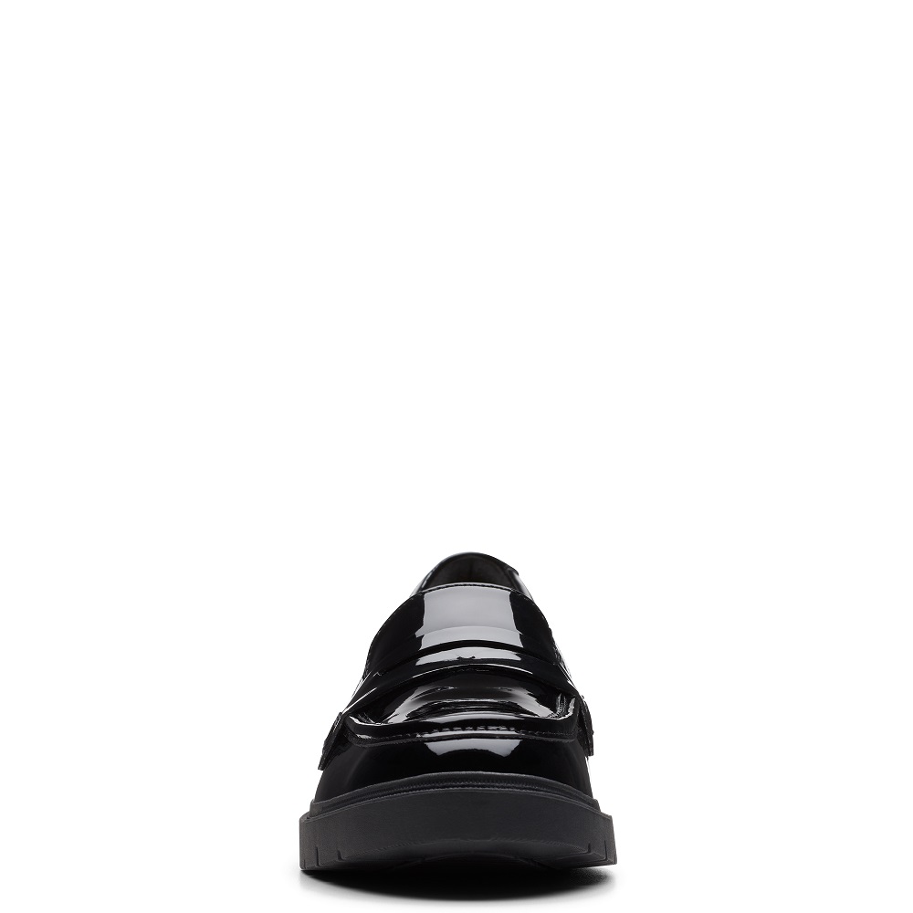 CLARKS</br>Clarks WESTLYNN AYLA Γυναικεία Μοκασίνια Μαύρο Λουστρίνι CLARKS</br>Clarks WESTLYNN AYLA Γυναικεία Μοκασίνια Μαύρο Λουστρίνι