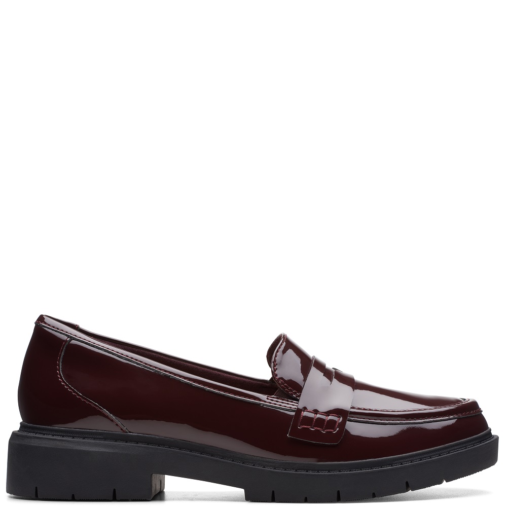 CLARKS</br>Clarks WESTLYNN AYLA Γυναικεία Μοκασίνια Μπορντό Λουστρίνι CLARKS</br>Clarks WESTLYNN AYLA Γυναικεία Μοκασίνια Μπορντό Λουστρίνι