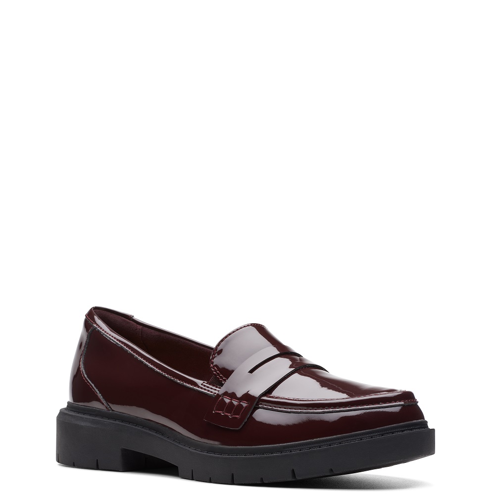 CLARKS</br>Clarks WESTLYNN AYLA Γυναικεία Μοκασίνια Μπορντό Λουστρίνι CLARKS</br>Clarks WESTLYNN AYLA Γυναικεία Μοκασίνια Μπορντό Λουστρίνι