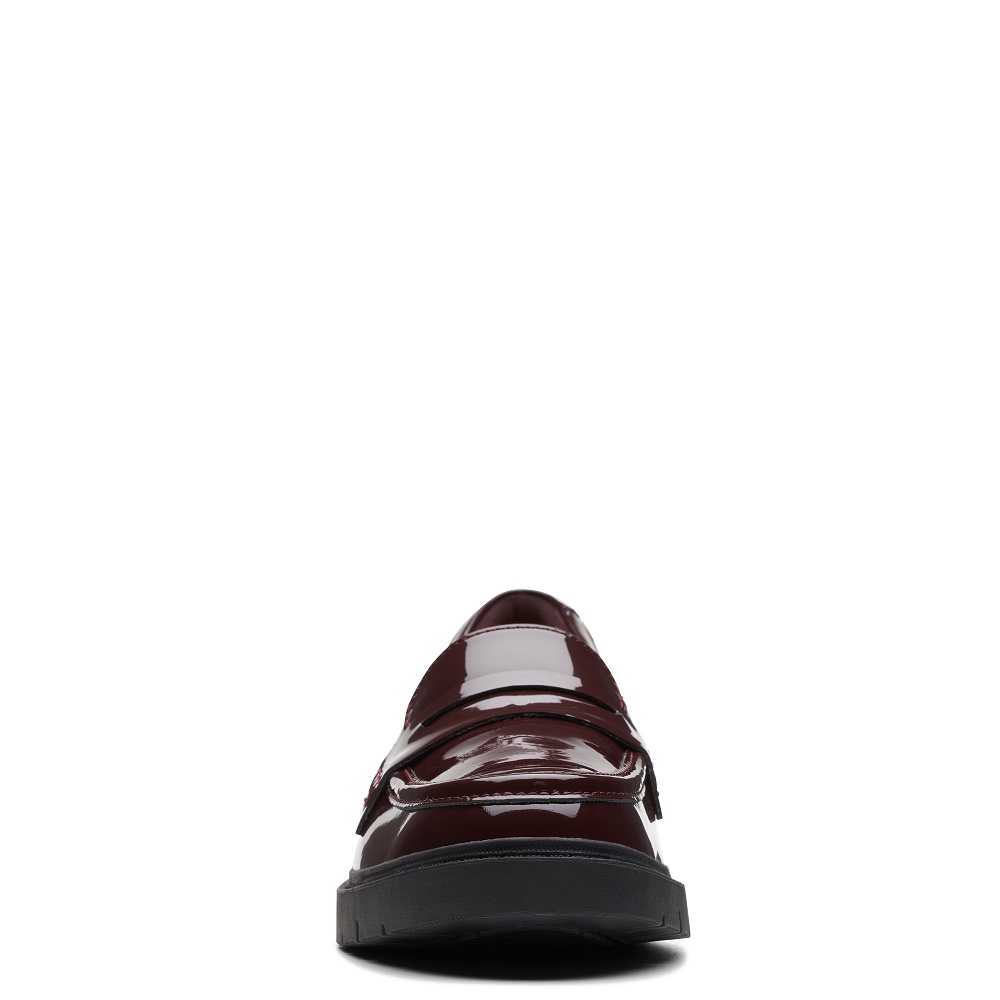 CLARKS</br>Clarks WESTLYNN AYLA Γυναικεία Μοκασίνια Μπορντό Λουστρίνι CLARKS</br>Clarks WESTLYNN AYLA Γυναικεία Μοκασίνια Μπορντό Λουστρίνι