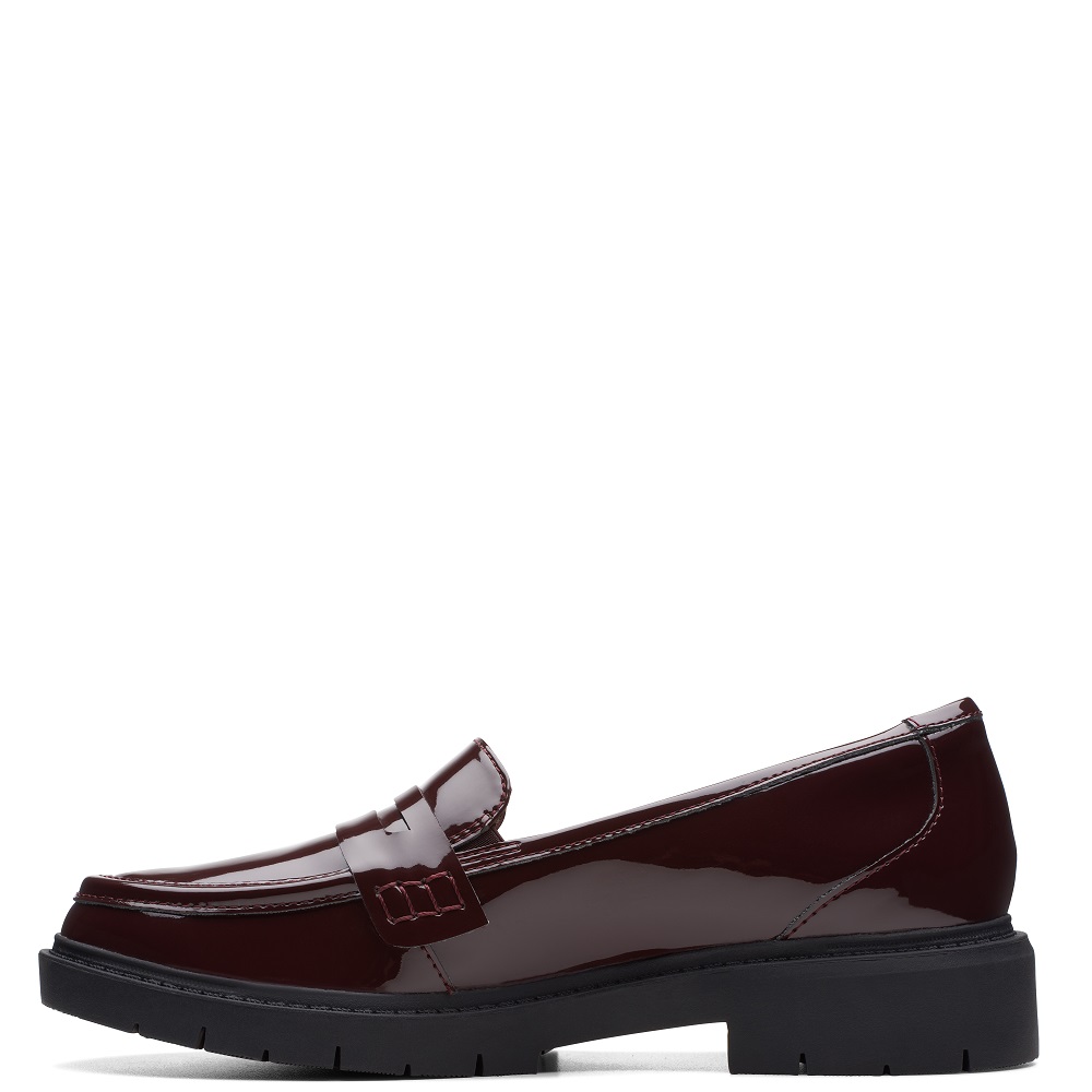 CLARKS</br>Clarks WESTLYNN AYLA Γυναικεία Μοκασίνια Μπορντό Λουστρίνι CLARKS</br>Clarks WESTLYNN AYLA Γυναικεία Μοκασίνια Μπορντό Λουστρίνι
