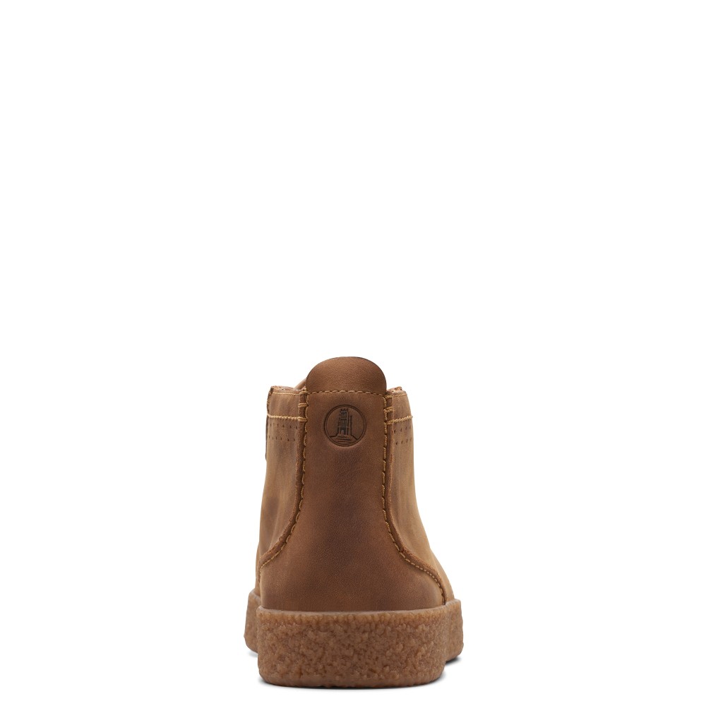 CLARKS</br>Ανδρικά Μποτάκια Ταμπά Δέρμα STREETHILL MID Clarks CLARKS</br>Ανδρικά Μποτάκια Ταμπά Δέρμα STREETHILL MID Clarks