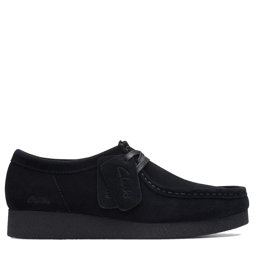 CLARKS</br>Clarks WALLABEE EVO SH Γυναικεία Casual Παπούτσια Μαύρο Suede CLARKS</br>Clarks WALLABEE EVO SH Γυναικεία Casual Παπούτσια Μαύρο Suede