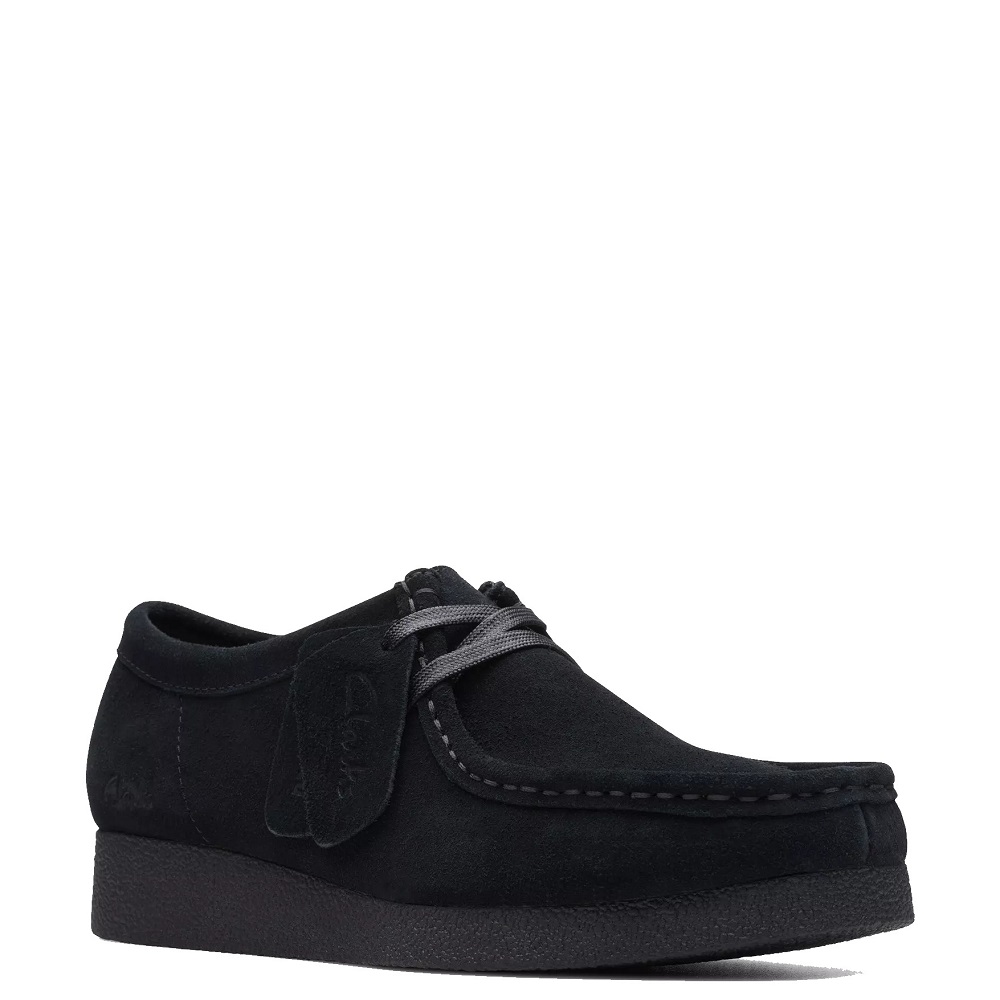 CLARKS</br>Clarks WALLABEE EVO SH Γυναικεία Casual Παπούτσια Μαύρο Suede CLARKS</br>Clarks WALLABEE EVO SH Γυναικεία Casual Παπούτσια Μαύρο Suede