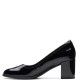 CLARKS</br>Γυναικείες Γόβες Μαύρο Λουστρίνι FREVA55 COURT Clarks CLARKS</br>Γυναικείες Γόβες Μαύρο Λουστρίνι FREVA55 COURT Clarks