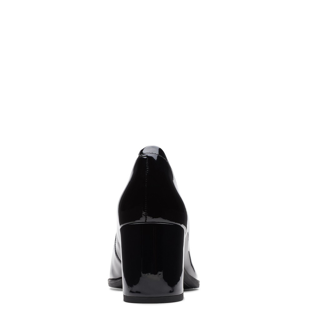 CLARKS</br>Γυναικείες Γόβες Μαύρο Λουστρίνι FREVA55 COURT Clarks CLARKS</br>Γυναικείες Γόβες Μαύρο Λουστρίνι FREVA55 COURT Clarks