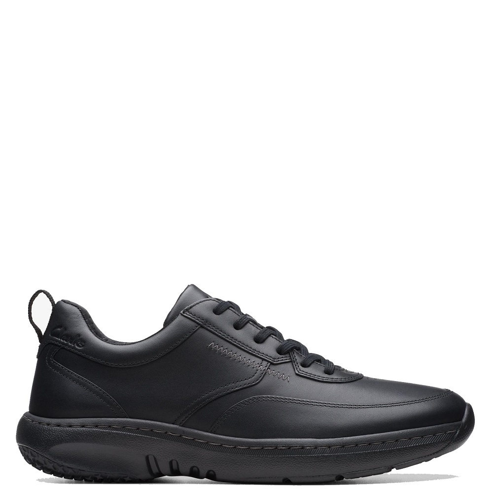 CLARKS</br>Clarks CLARKSPRO LACE Ανδρικά Sneakers Μαύρο Δέρμα CLARKS</br>Clarks CLARKSPRO LACE Ανδρικά Sneakers Μαύρο Δέρμα