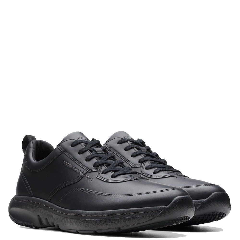 CLARKS</br>Clarks CLARKSPRO LACE Ανδρικά Sneakers Μαύρο Δέρμα CLARKS</br>Clarks CLARKSPRO LACE Ανδρικά Sneakers Μαύρο Δέρμα