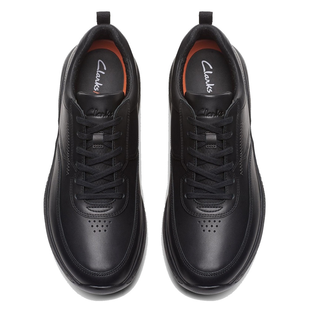 CLARKS</br>Clarks CLARKSPRO LACE Ανδρικά Sneakers Μαύρο Δέρμα CLARKS</br>Clarks CLARKSPRO LACE Ανδρικά Sneakers Μαύρο Δέρμα