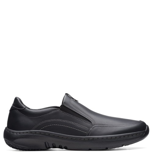 Clarks CLARKSPRO STEP Ανδρικά Παντοφλέ Παπούτσια Μαύρο Δέρμα Clarks CLARKSPRO STEP Ανδρικά Παντοφλέ Παπούτσια Μαύρο Δέρμα