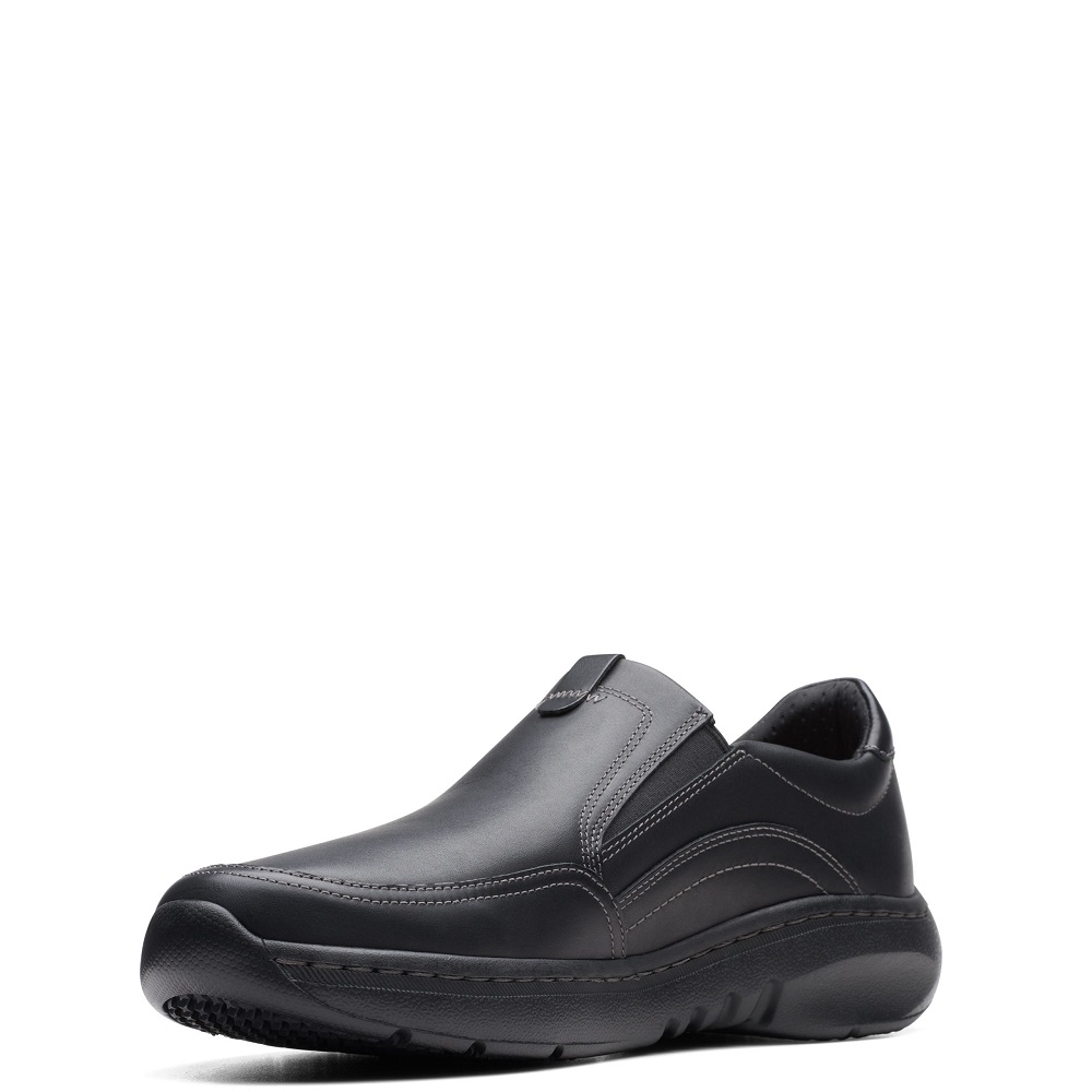 CLARKS</br>Clarks CLARKSPRO STEP Ανδρικά Παντοφλέ Παπούτσια Μαύρο Δέρμα CLARKS</br>Clarks CLARKSPRO STEP Ανδρικά Παντοφλέ Παπούτσια Μαύρο Δέρμα