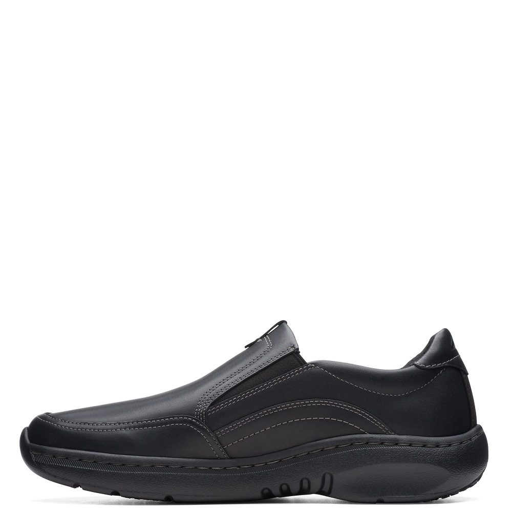 CLARKS</br>Clarks CLARKSPRO STEP Ανδρικά Παντοφλέ Παπούτσια Μαύρο Δέρμα CLARKS</br>Clarks CLARKSPRO STEP Ανδρικά Παντοφλέ Παπούτσια Μαύρο Δέρμα