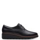 CLARKS</br>Γυναικεία Oxford Μαύρο Δέρμα SHARON RAE Clarks CLARKS</br>Γυναικεία Oxford Μαύρο Δέρμα SHARON RAE Clarks