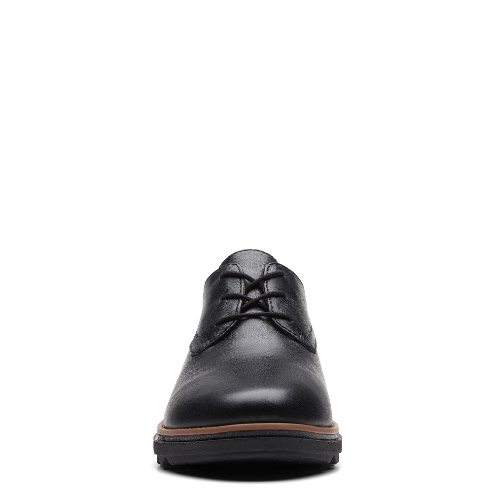 CLARKS</br>Γυναικεία Oxford Μαύρο Δέρμα SHARON RAE Clarks CLARKS</br>Γυναικεία Oxford Μαύρο Δέρμα SHARON RAE Clarks