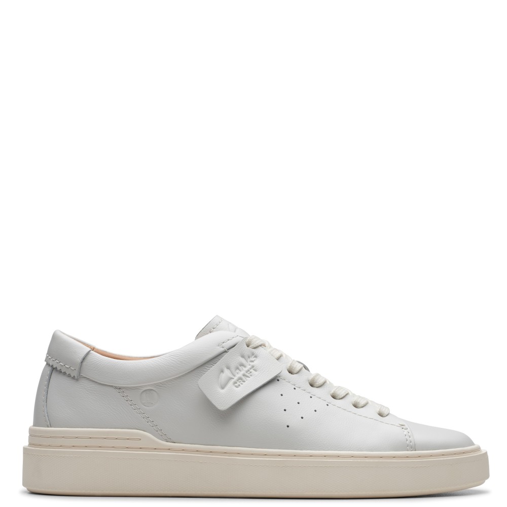 CLARKS</br>Ανδρικά Sneakers Λευκό Δέρμα CRAFT SWIFT Clarks CLARKS</br>Ανδρικά Sneakers Λευκό Δέρμα CRAFT SWIFT Clarks