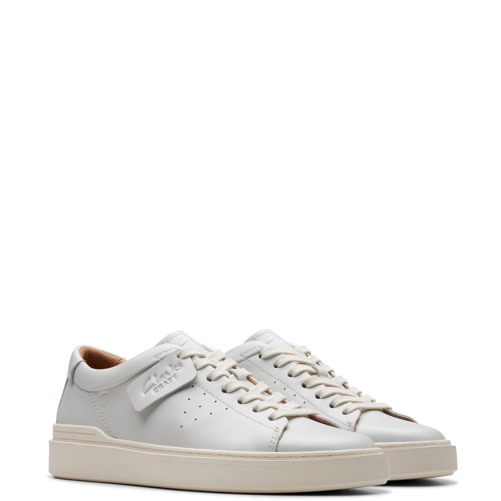 CLARKS</br>Ανδρικά Sneakers Λευκό Δέρμα CRAFT SWIFT Clarks CLARKS</br>Ανδρικά Sneakers Λευκό Δέρμα CRAFT SWIFT Clarks