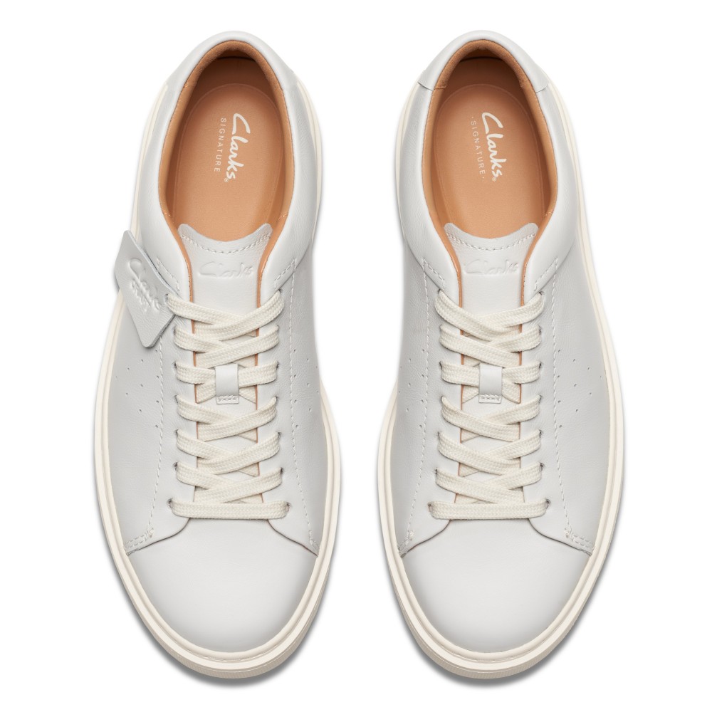 CLARKS</br>Ανδρικά Sneakers Λευκό Δέρμα CRAFT SWIFT Clarks CLARKS</br>Ανδρικά Sneakers Λευκό Δέρμα CRAFT SWIFT Clarks