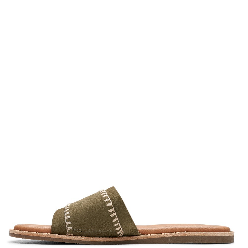 CLARKS</br>Γυναικεία Mules Λαδί MARITIME MULE Clarks CLARKS</br>Γυναικεία Mules Λαδί MARITIME MULE Clarks