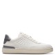 CLARKS</br>Ανδρικά Sneakers Λευκό Δέρμα Nubuck COURT LITE RUN Clarks CLARKS</br>Ανδρικά Sneakers Λευκό Δέρμα Nubuck COURT LITE RUN Clarks