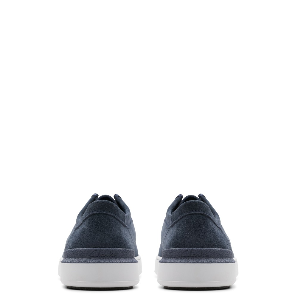 CLARKS</br>Ανδρικά Δετά Παπούτσια Μπλε Suede COURT LITE SEAM Clarks CLARKS</br>Ανδρικά Δετά Παπούτσια Μπλε Suede COURT LITE SEAM Clarks