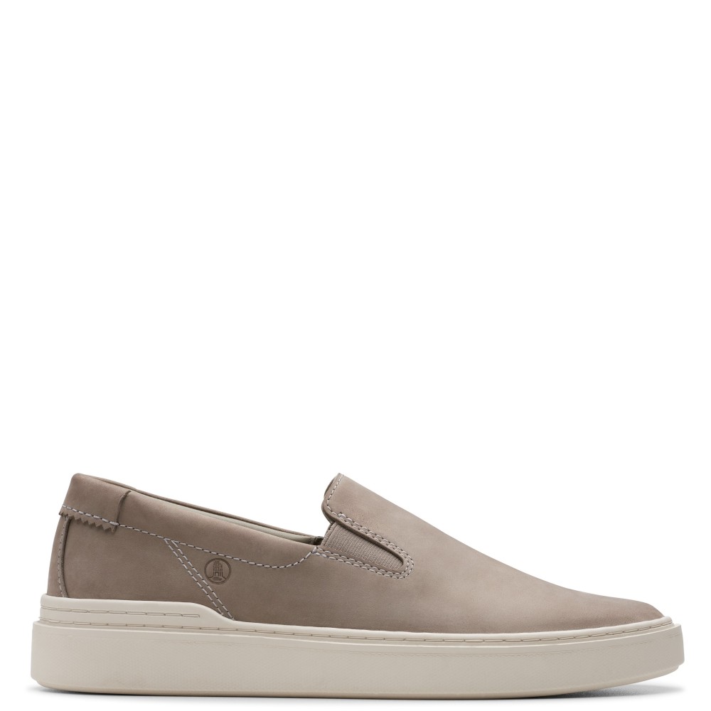 CLARKS</br>Ανδρικά Μοκασίνια/Loafers Γκρι Δέρμα Nubuck CRAFT SWIFT GO Clarks CLARKS</br>Ανδρικά Μοκασίνια/Loafers Γκρι Δέρμα Nubuck CRAFT SWIFT GO Clarks