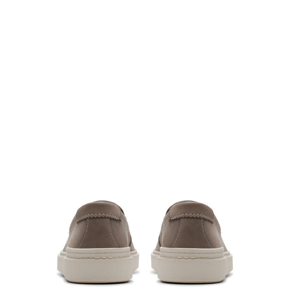CLARKS</br>Ανδρικά Μοκασίνια/Loafers Γκρι Δέρμα Nubuck CRAFT SWIFT GO Clarks CLARKS</br>Ανδρικά Μοκασίνια/Loafers Γκρι Δέρμα Nubuck CRAFT SWIFT GO Clarks