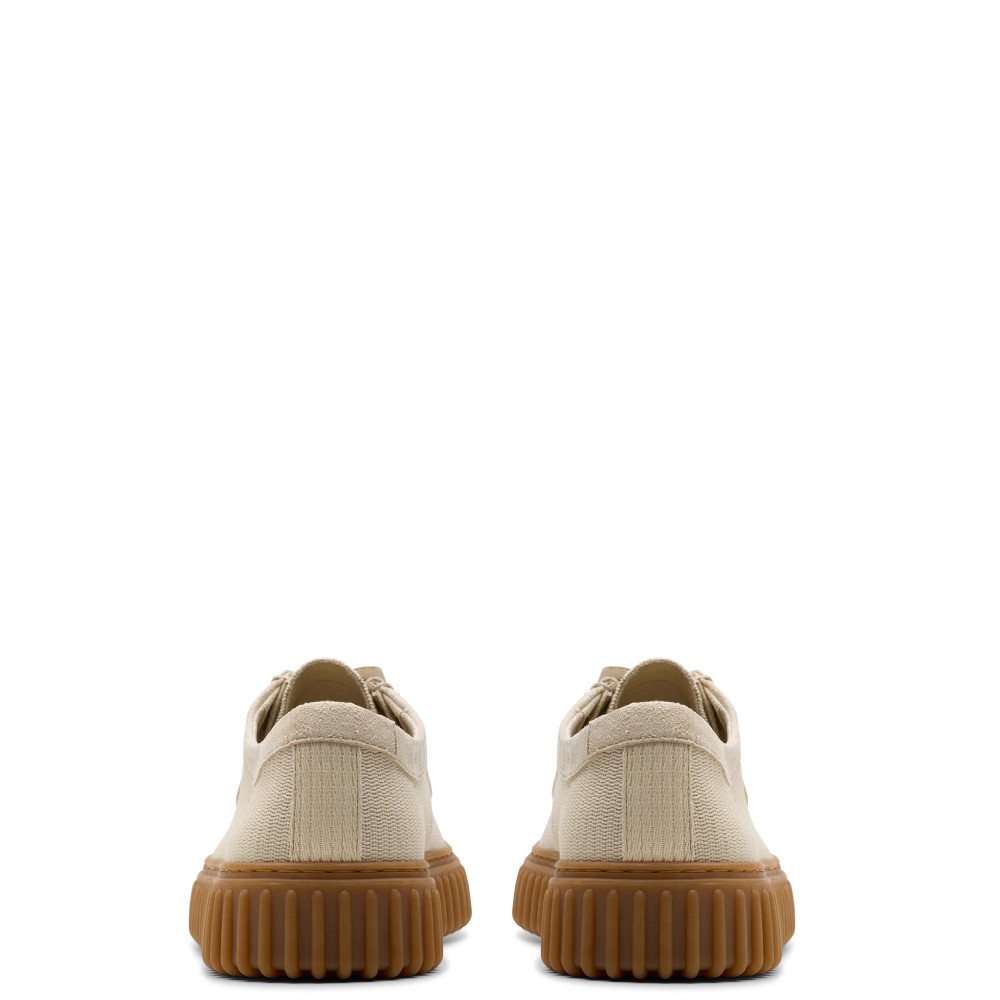 CLARKS</br>Ανδρικά Δετά Παπούτσια Εκρού TORHILL LO Clarks CLARKS</br>Ανδρικά Δετά Παπούτσια Εκρού TORHILL LO Clarks