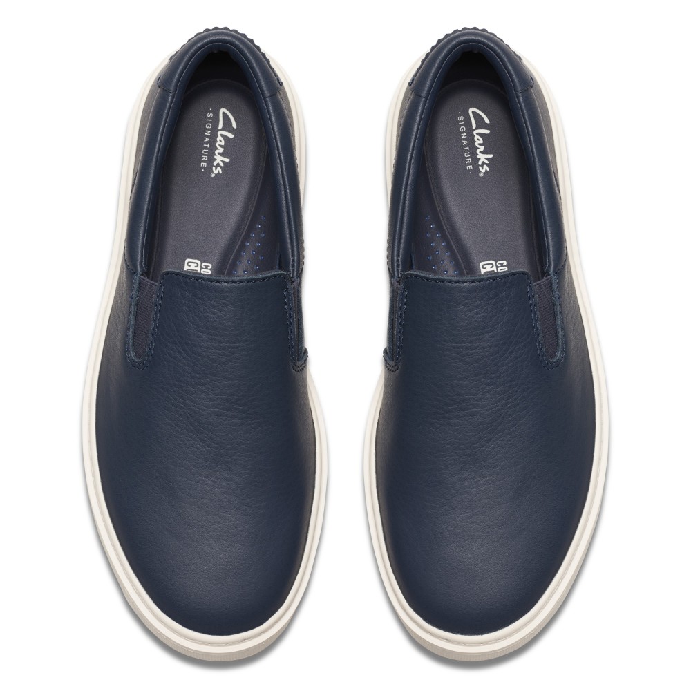 CLARKS</br>Ανδρικά Μοκασίνια/Loafers Μπλε Δέρμα CRAFT SWIFT GO Clarks CLARKS</br>Ανδρικά Μοκασίνια/Loafers Μπλε Δέρμα CRAFT SWIFT GO Clarks