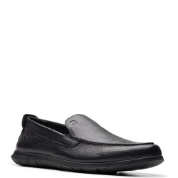 Ανδρικά Μοκασίνια/Loafers Μαύρο Δέρμα FLEXWAY STEP Clarks