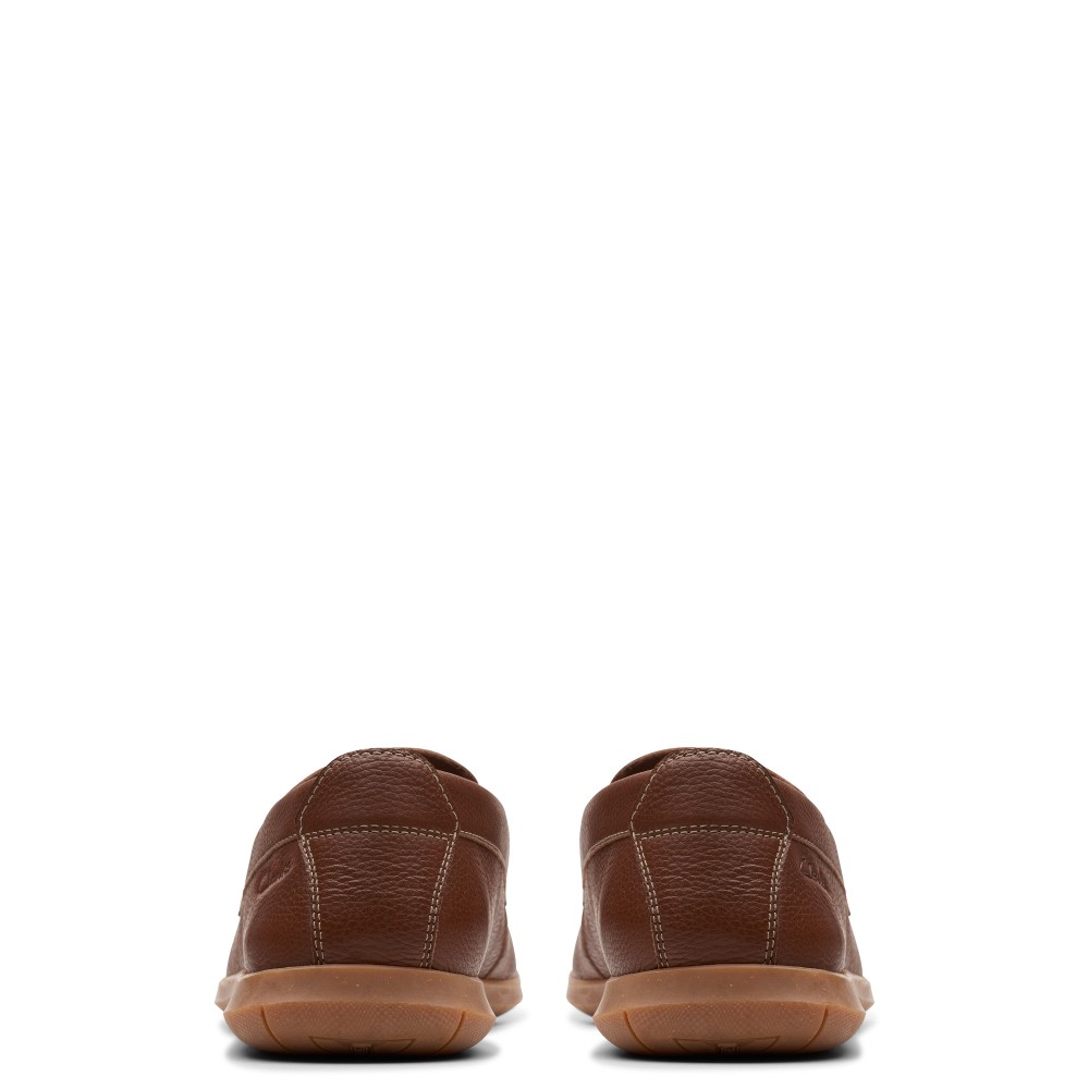 CLARKS</br>Ανδρικά Μοκασίνια/Loafers Ταμπά Δέρμα FLEXWAY STEP Clarks CLARKS</br>Ανδρικά Μοκασίνια/Loafers Ταμπά Δέρμα FLEXWAY STEP Clarks