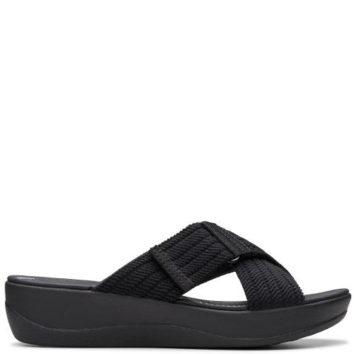 Clarks ARLA WAVE Γυναικεία Flatforms Μαύρο