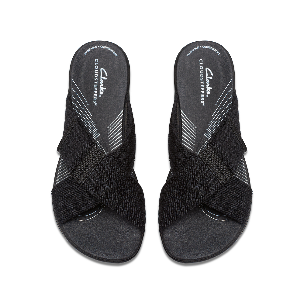CLARKS</br>Clarks ARLA WAVE Γυναικεία Flatforms Μαύρο CLARKS</br>Clarks ARLA WAVE Γυναικεία Flatforms Μαύρο