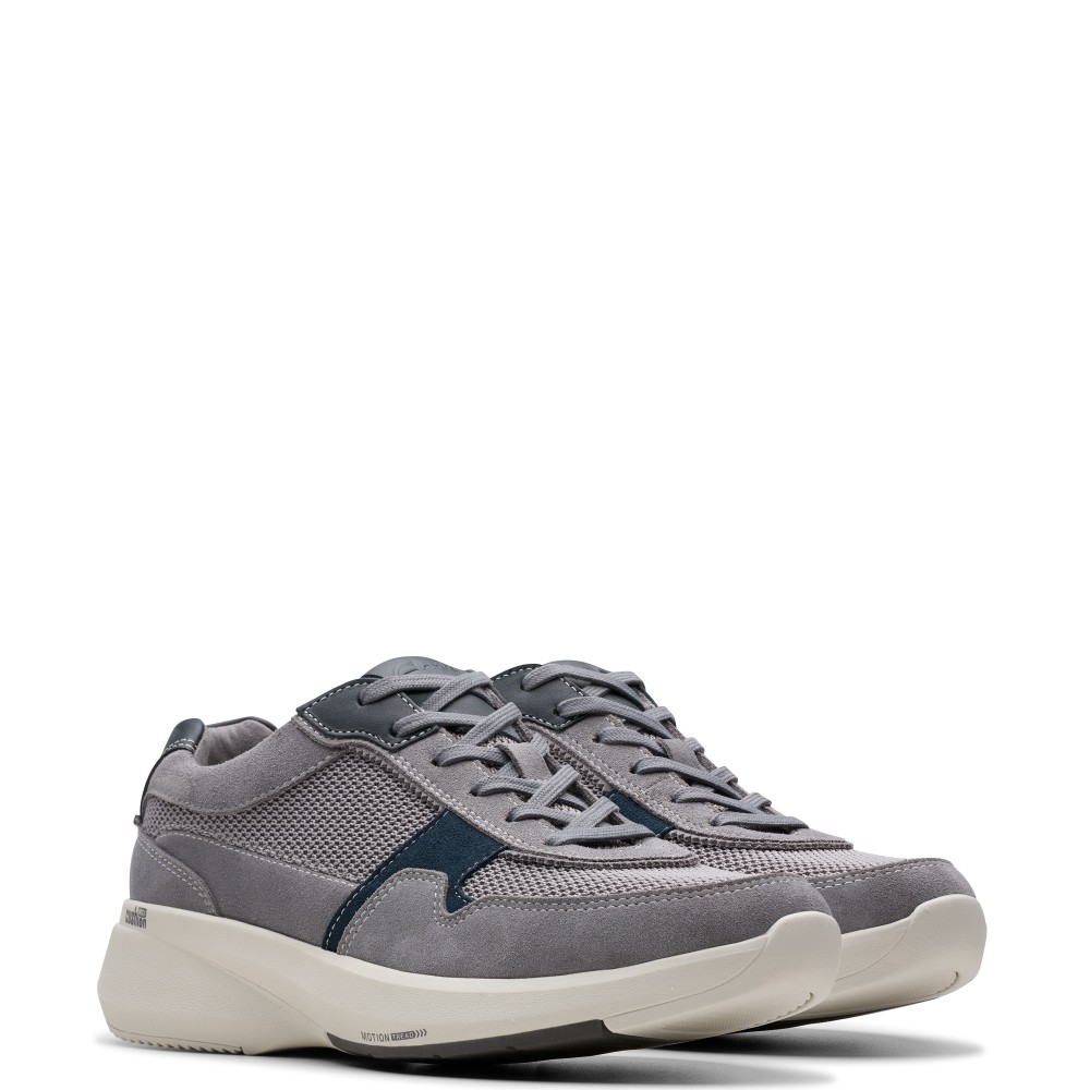 CLARKS</br>Ανδρικά Sneakers Γκρι LEHMAN RACE Clarks CLARKS</br>Ανδρικά Sneakers Γκρι LEHMAN RACE Clarks
