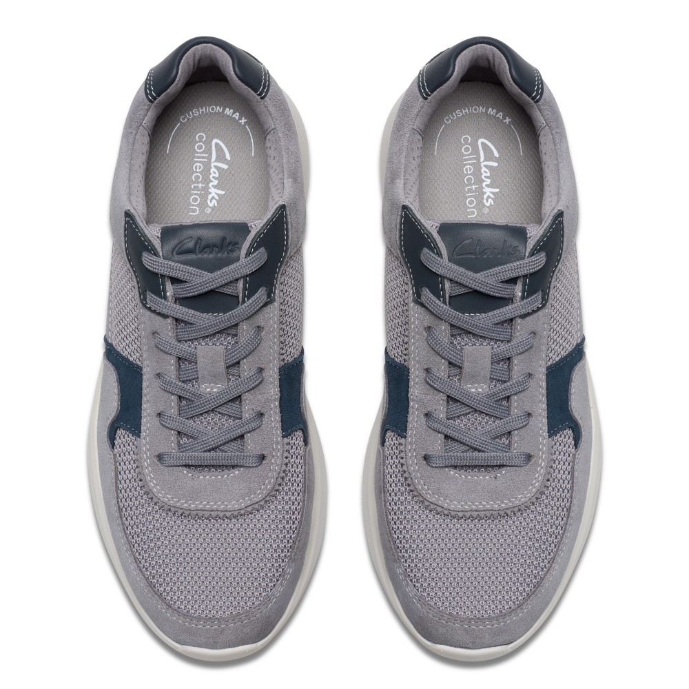 CLARKS</br>Ανδρικά Sneakers Γκρι LEHMAN RACE Clarks CLARKS</br>Ανδρικά Sneakers Γκρι LEHMAN RACE Clarks