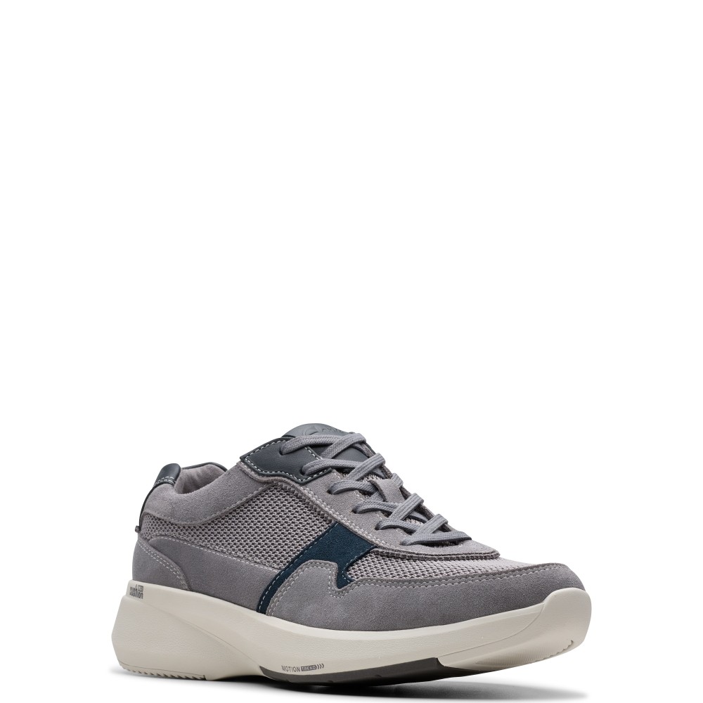 CLARKS</br>Ανδρικά Sneakers Γκρι LEHMAN RACE Clarks CLARKS</br>Ανδρικά Sneakers Γκρι LEHMAN RACE Clarks