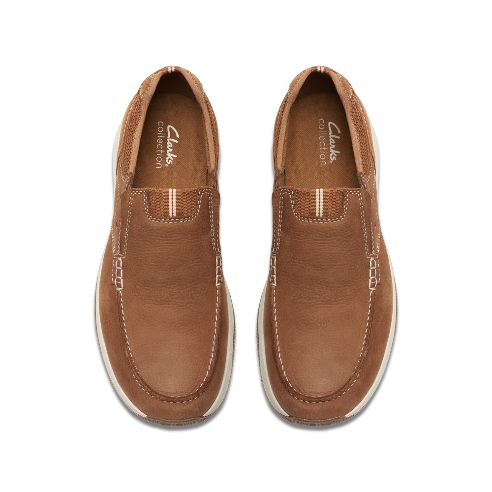 CLARKS</br>Ανδρικά Παντοφλέ Παπούτσια Ταμπά Δέρμα Nubuck SAILVIEW STEP Clarks CLARKS</br>Ανδρικά Παντοφλέ Παπούτσια Ταμπά Δέρμα Nubuck SAILVIEW STEP Clarks