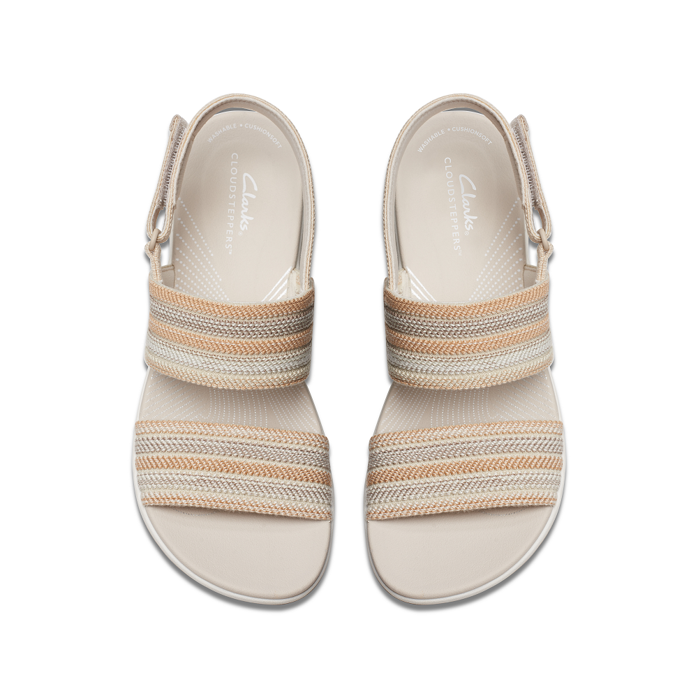 CLARKS</br>Clarks ARLA STROLL Γυναικεία Σανδάλια Μπεζ CLARKS</br>Clarks ARLA STROLL Γυναικεία Σανδάλια Μπεζ