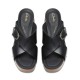CLARKS</br>Γυναικεία Mules Μαύρο Δέρμα SIVANNE WALK MULE Clarks CLARKS</br>Γυναικεία Mules Μαύρο Δέρμα SIVANNE WALK MULE Clarks