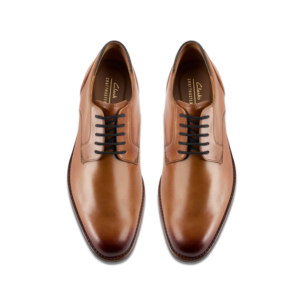 CLARKS</br>Ανδρικά Δετά Παπούτσια Ταμπά Δέρμα CRAFT ARLO LACE Clarks CLARKS</br>Ανδρικά Δετά Παπούτσια Ταμπά Δέρμα CRAFT ARLO LACE Clarks