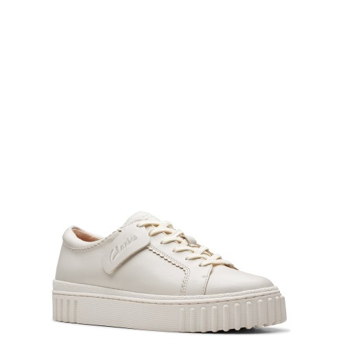 Γυναικεία Sneakers Off White Δέρμα MAYHILL WALK Clarks