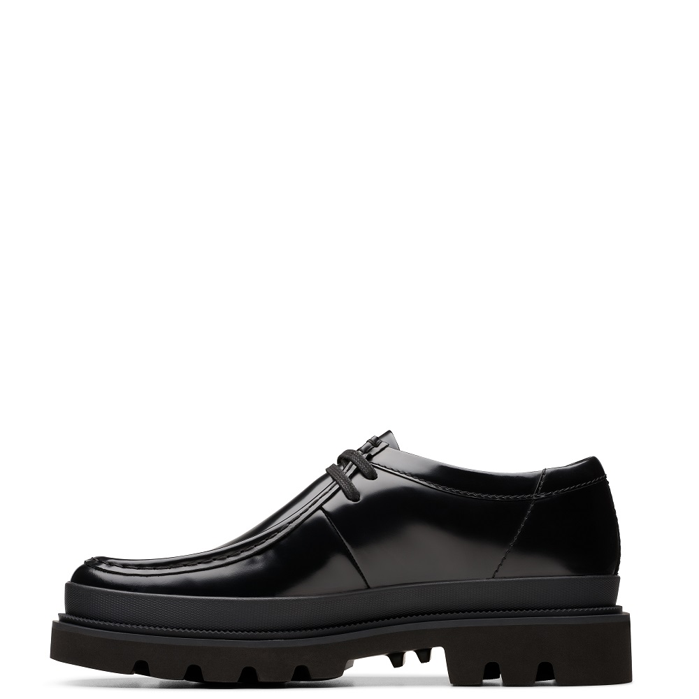 CLARKS</br>Clarks BADELL SEAM Ανδρικά Δετά Παπούτσια Μαύρο Δέρμα CLARKS</br>Clarks BADELL SEAM Ανδρικά Δετά Παπούτσια Μαύρο Δέρμα