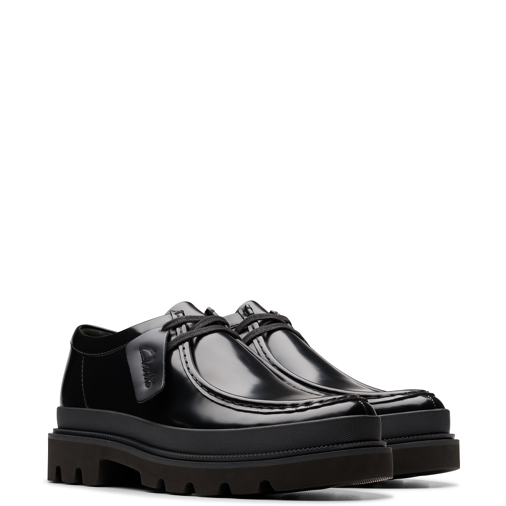 CLARKS</br>Clarks BADELL SEAM Ανδρικά Δετά Παπούτσια Μαύρο Δέρμα CLARKS</br>Clarks BADELL SEAM Ανδρικά Δετά Παπούτσια Μαύρο Δέρμα