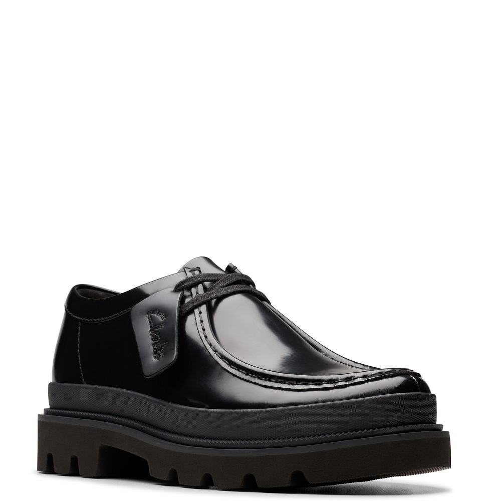 CLARKS</br>Clarks BADELL SEAM Ανδρικά Δετά Παπούτσια Μαύρο Δέρμα CLARKS</br>Clarks BADELL SEAM Ανδρικά Δετά Παπούτσια Μαύρο Δέρμα