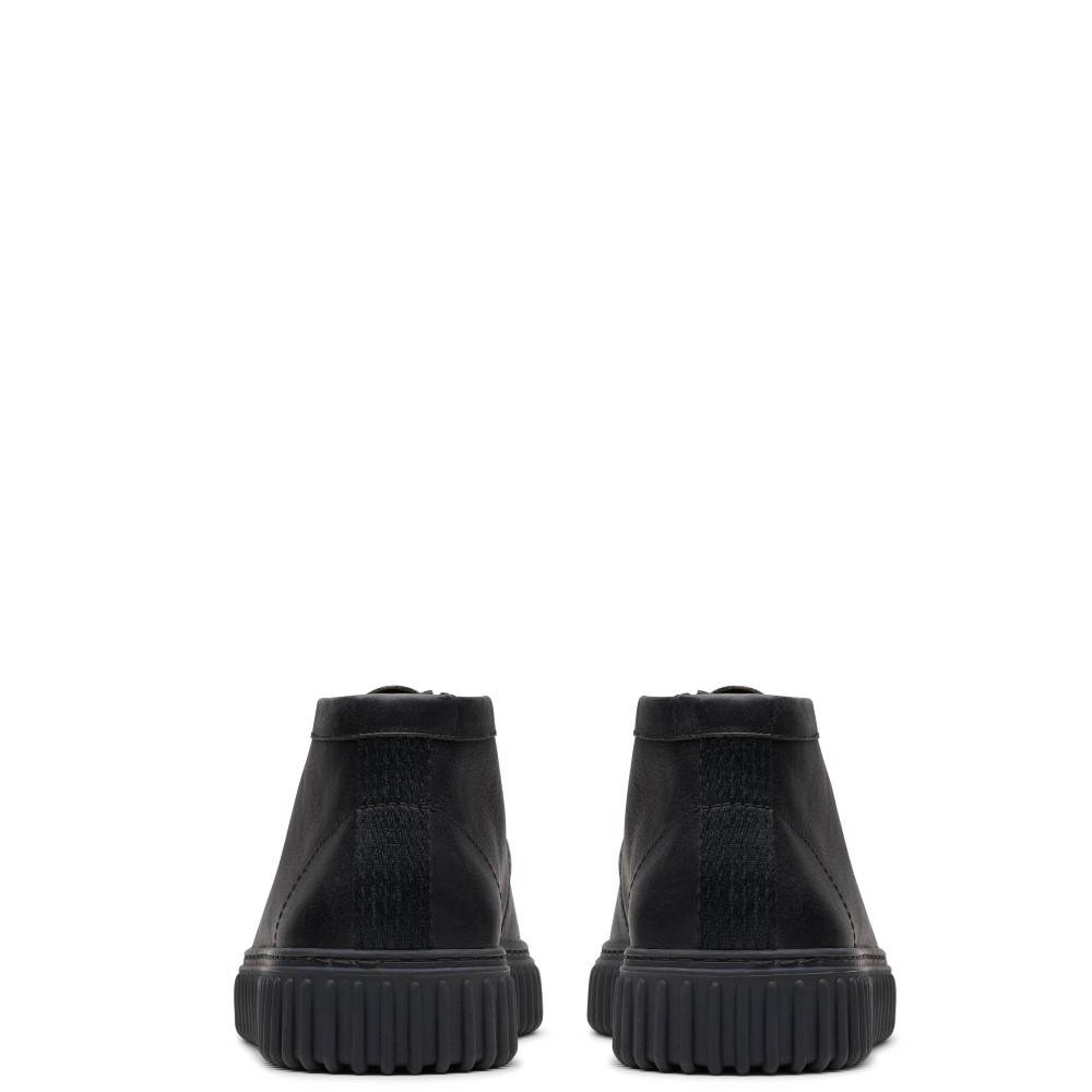 CLARKS</br>Ανδρικά Μποτάκια Μαύρο Δέρμα TORHILL HI Clarks CLARKS</br>Ανδρικά Μποτάκια Μαύρο Δέρμα TORHILL HI Clarks