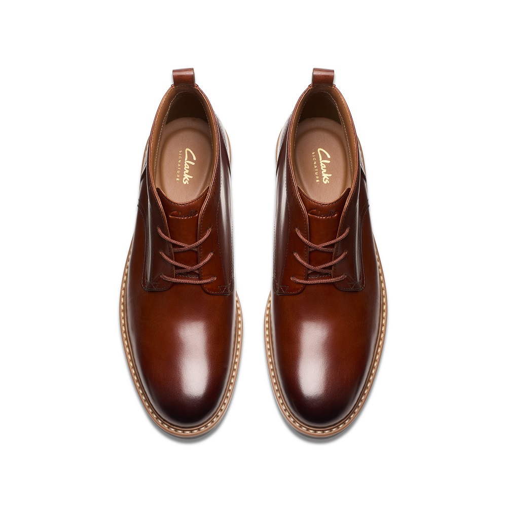 CLARKS</br>Clarks ALDWIN CHUKKA Ανδρικά Μποτάκια Ταμπά Δέρμα CLARKS</br>Clarks ALDWIN CHUKKA Ανδρικά Μποτάκια Ταμπά Δέρμα